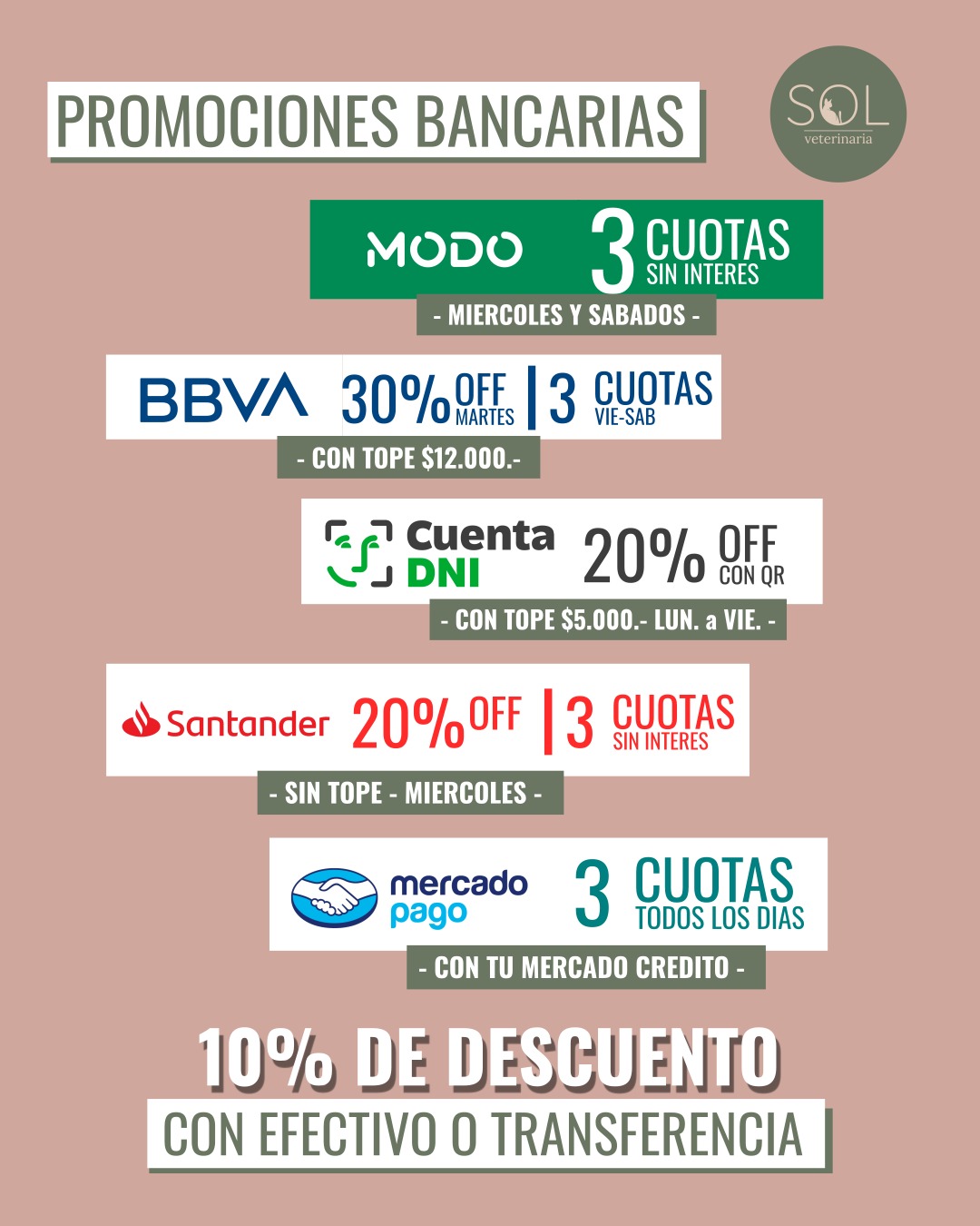 Promociones Veterinaria Sol 2026